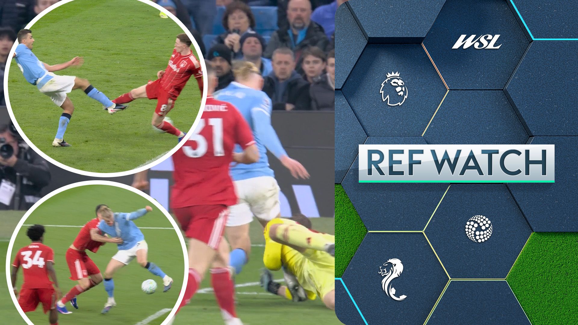 Were Man City harshly denied ALL of their penalty appeals?