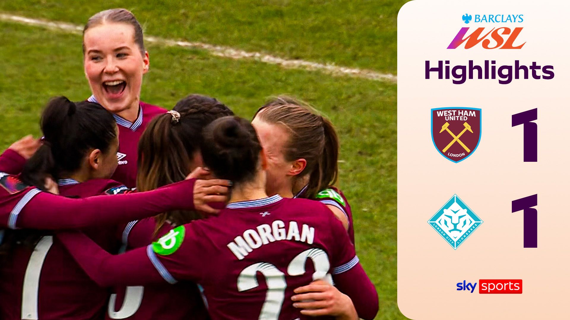 Sensation Siren volley earns West Ham crucial point
