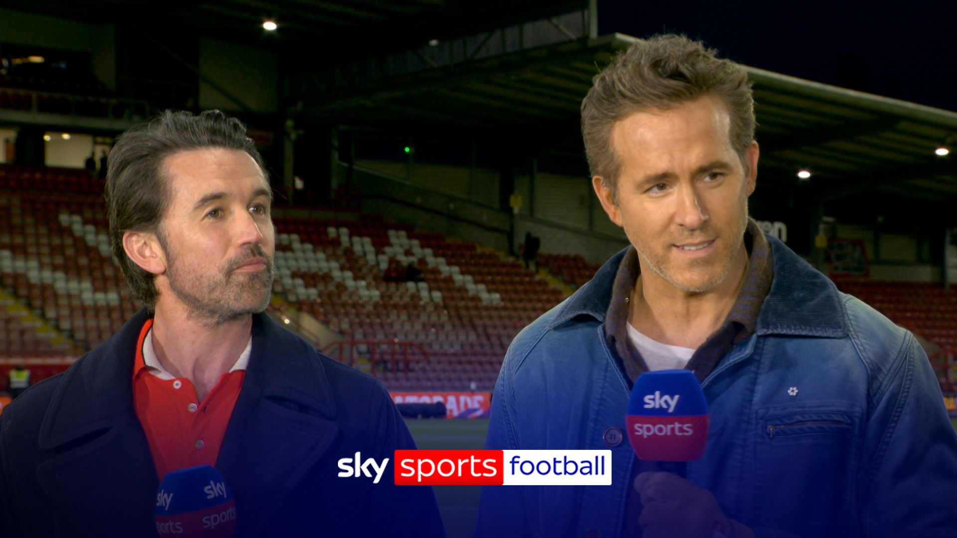 Rob and Ryan taking commentary debut 'seriously' - but admit they are 'terrified'!