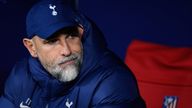 Image of Igor Tudor looks on as his Tottenham team are beaten by Atletico Madrid in the Champions League