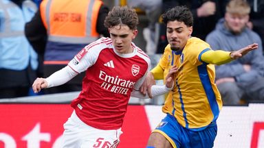 Image from Max Dowman: Arsenal's 16-year-old wonderkid stands out once again in FA Cup win over Mansfield