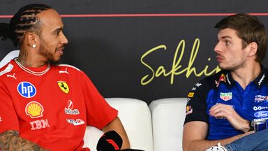 Lewis Hamilton and Max Verstappen