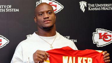 Kansas City Chiefs' new running back Kenneth Walker III 