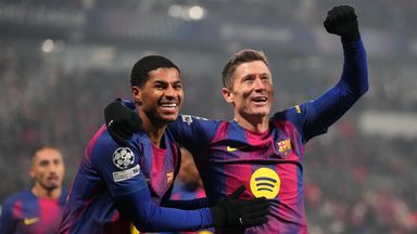 Image of Marcus Rashford and Robert Lewandowski