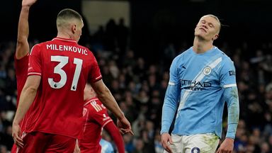 Man City missed chances to beat Nottingham Forest late on