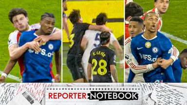 Image from Why has Premier League seen influx of holding and grappling at set-pieces - can anything be done to stop it?