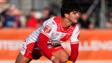 Picture by Olly Hassell/SWpix.com - 25/01/2025 - Rugby League - 2025 RugbyLeague.com Amsterdam Challenge - Hull KR v York Knights - NRCA Stadium, Amsterdam, Netherlands - Bill Leyland of Hull