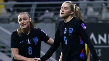 Georgia Stanway and Alessia Russo both scored twice as England beat Ukraine 6-1
