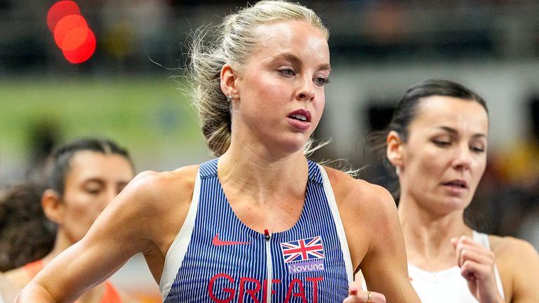 Keely Hodgkinson eteni sunnuntaina naisten 800 metrin finaaliin