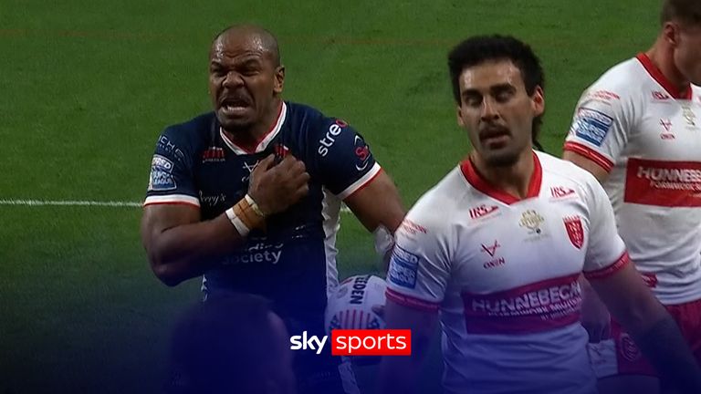 Sivo barges over for the opening try in Las Vegas