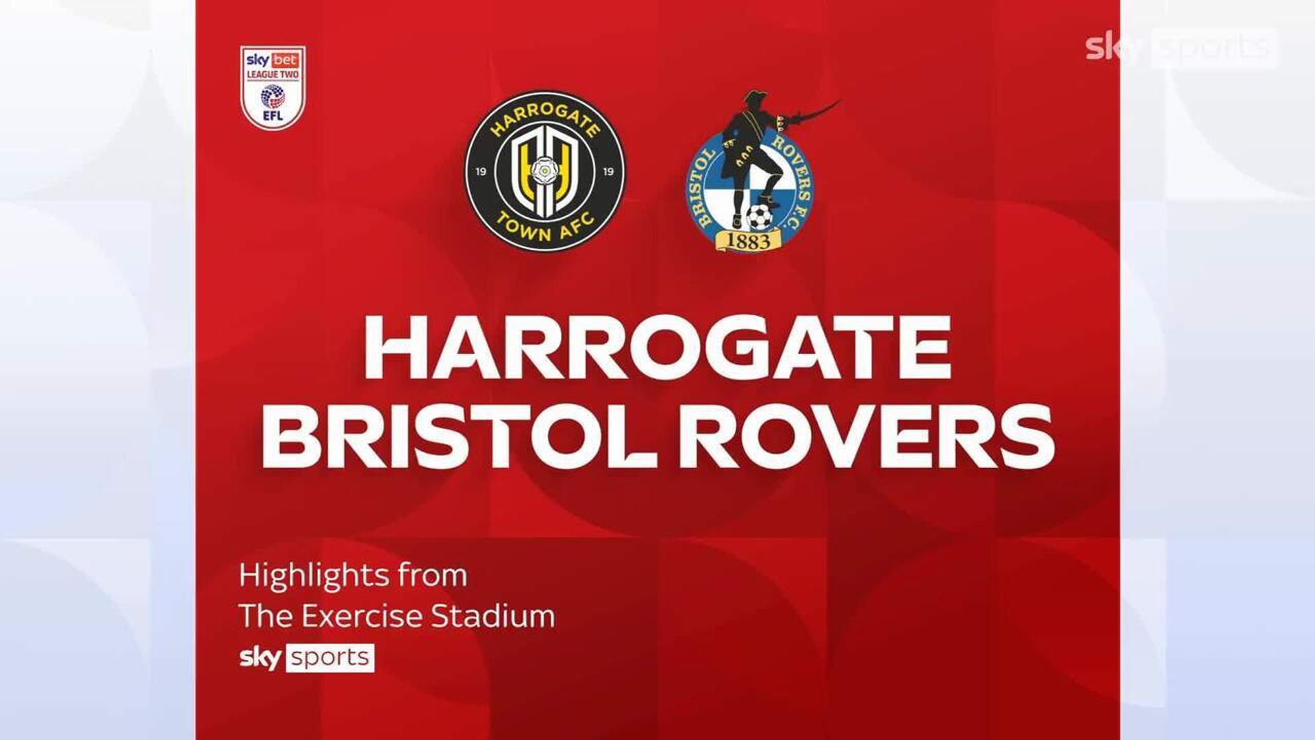 Harrogate Town 2-3 Bristol Rovers