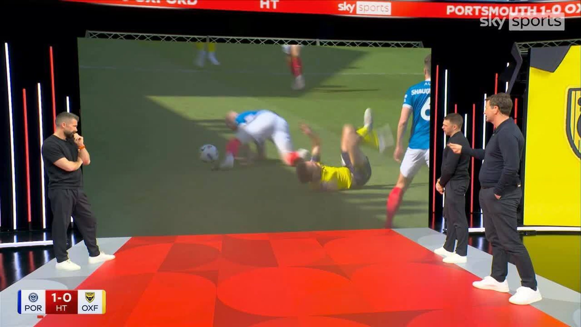 'It's not a red card!' | Sherwood and Mackie bemused by Ogilvie controversial red