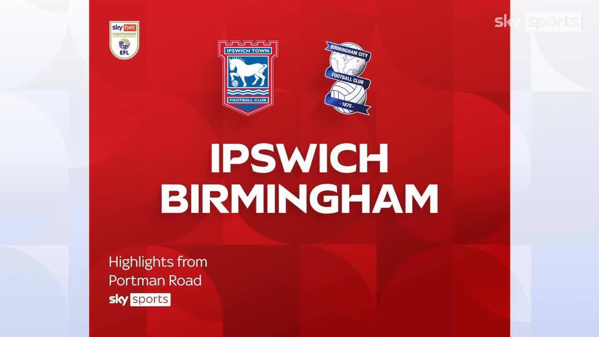 Ipswich Town 2-1 Birmingham City