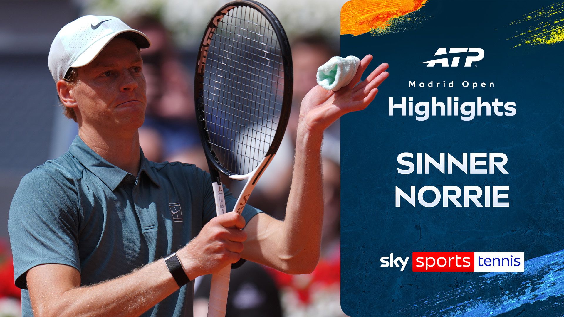 Sinner sails past Norrie at Madrid Open 
