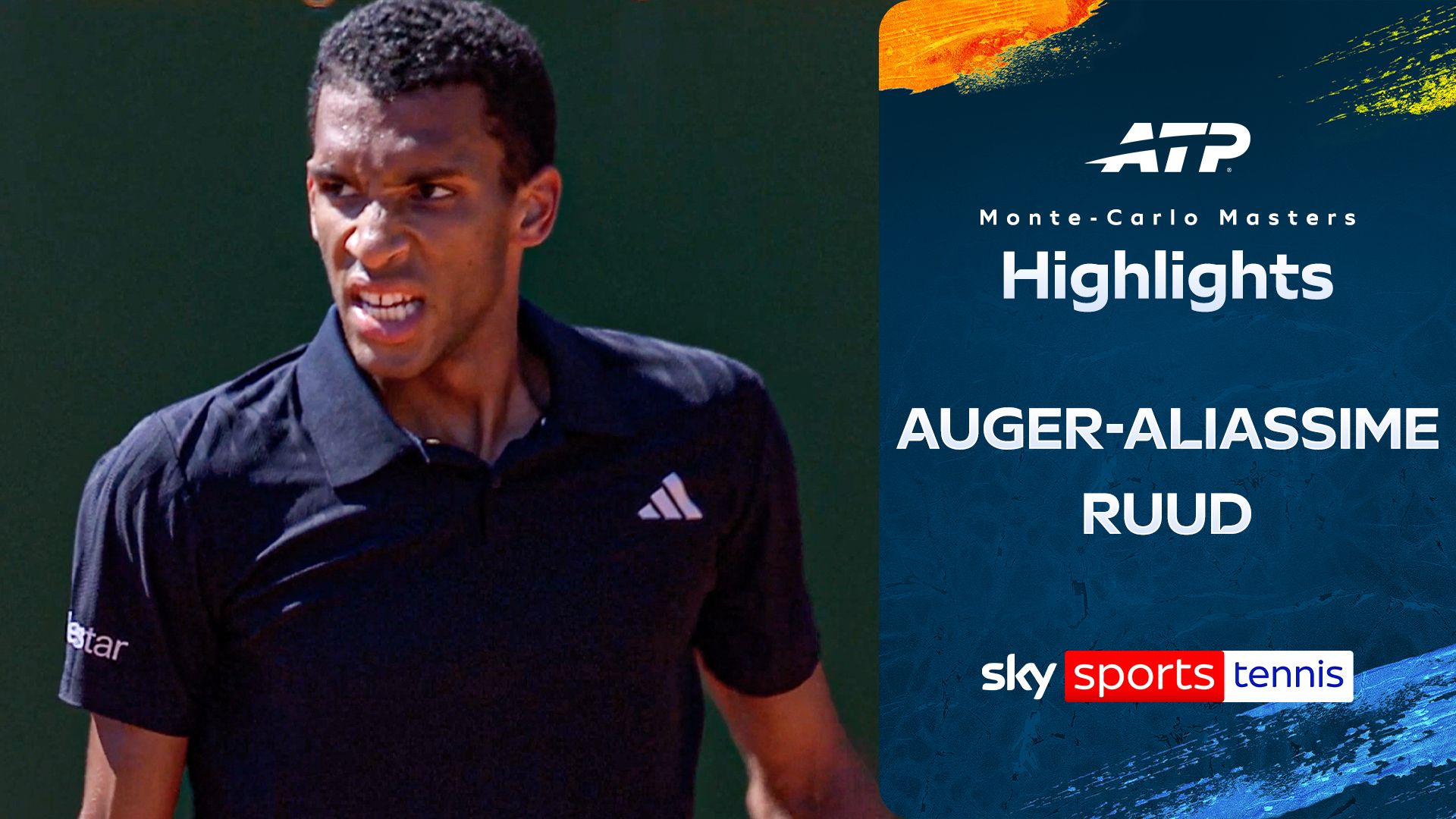 Auger-Aliassime advances to Monte-Carlo QFs after Ruud forced to retire