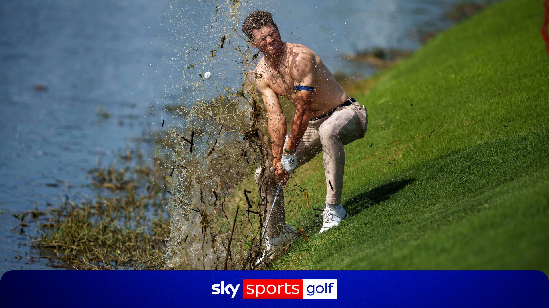 'Oh my gosh!' | Golfer goes topless and it does NOT go well!