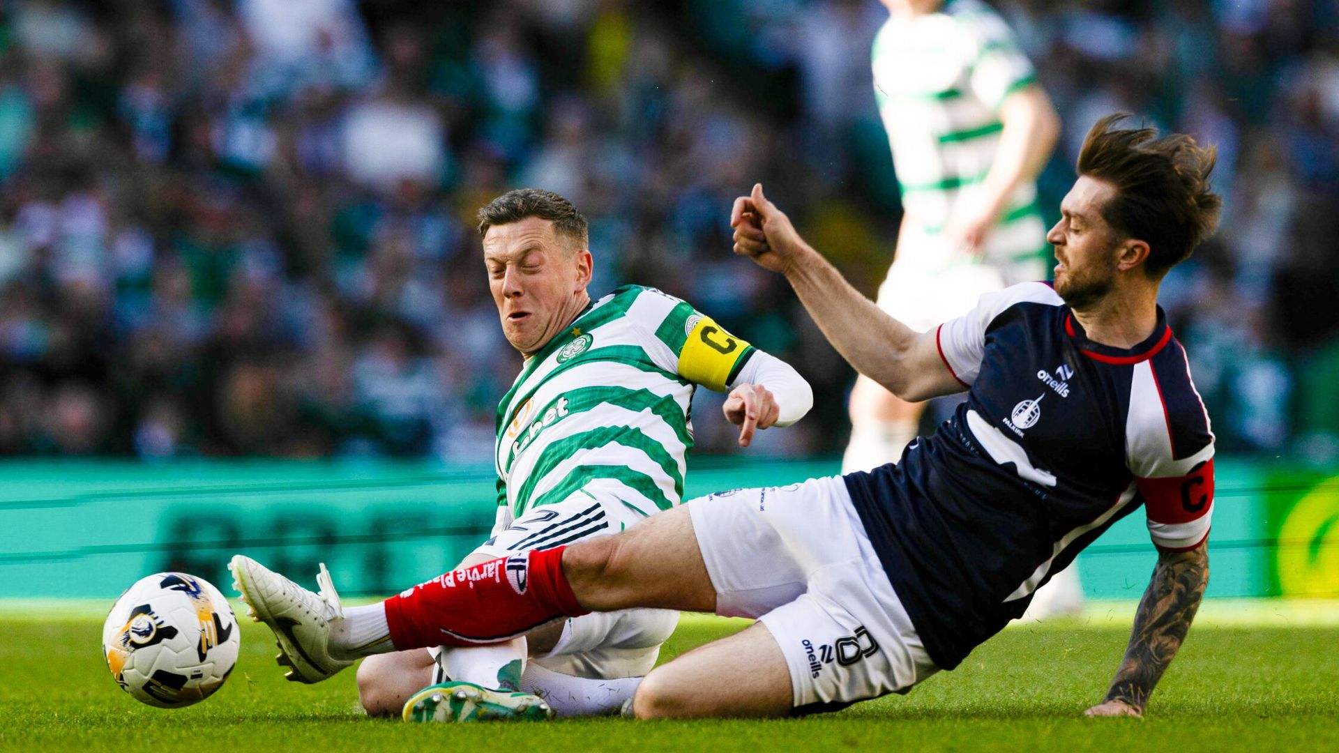 Spencer goes close for Falkirk at Celtic LIVE! & highlights
