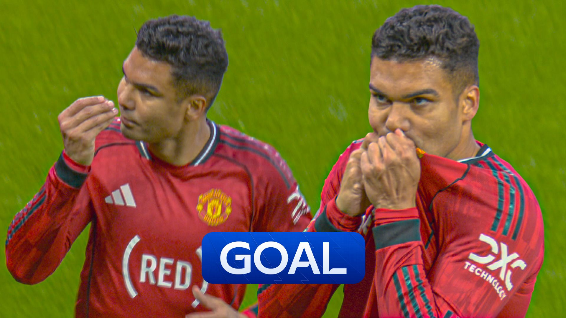 'It's what he does!' Casemiro heads home for Man Utd!