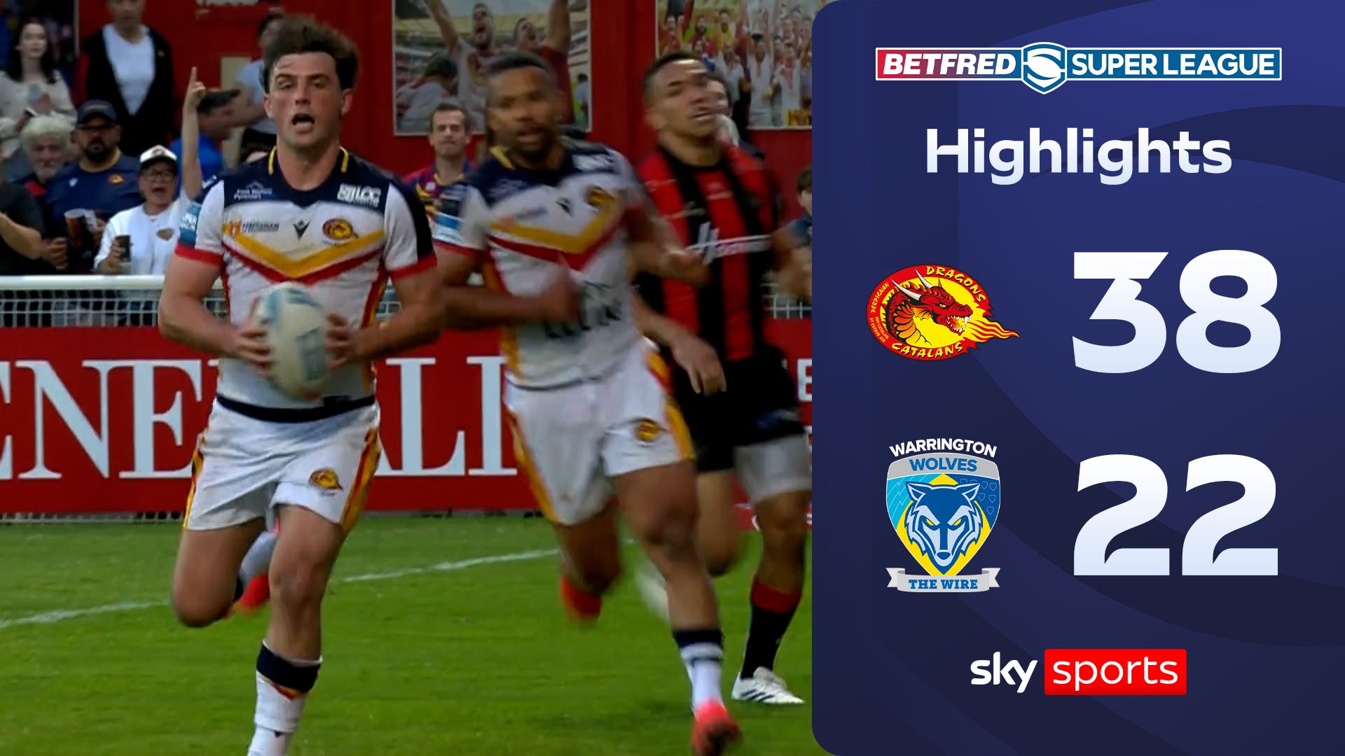 Warrington stunned by Catalans