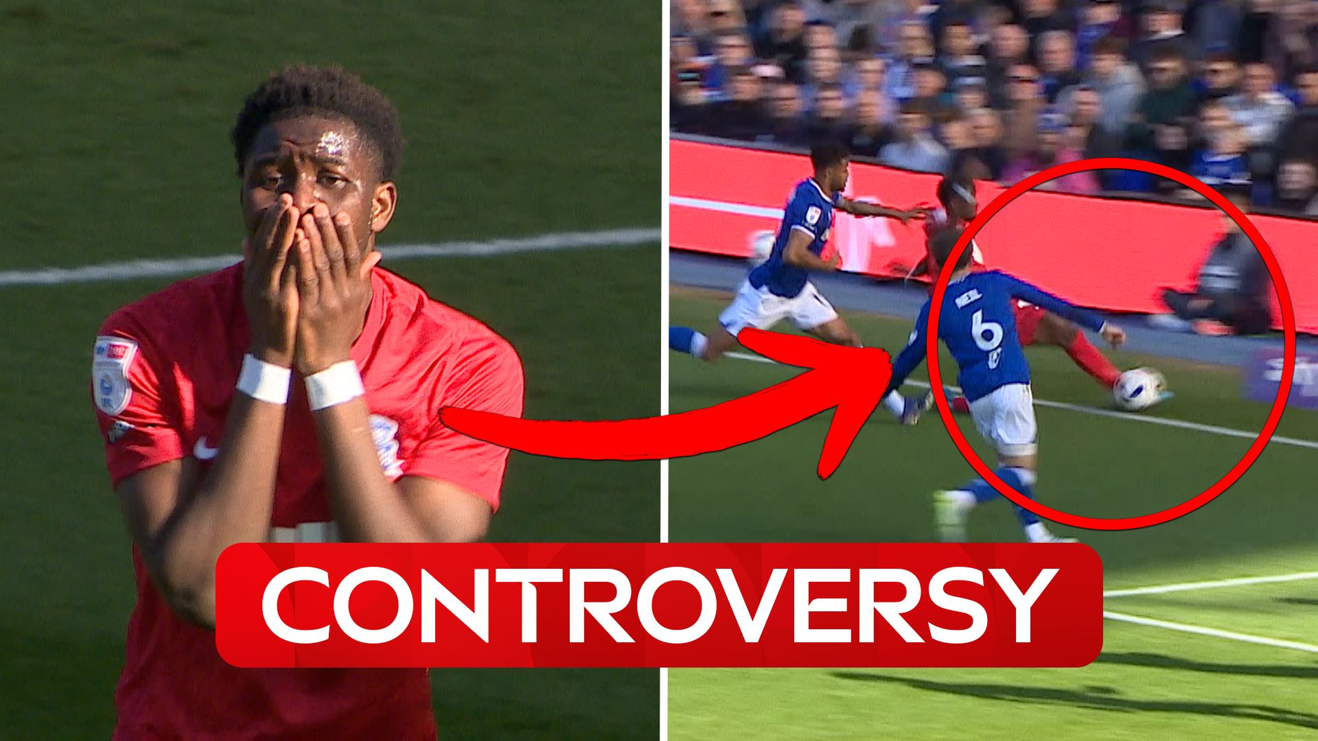 'Doesn't look out!' | Birmingham in disbelief at denied goal