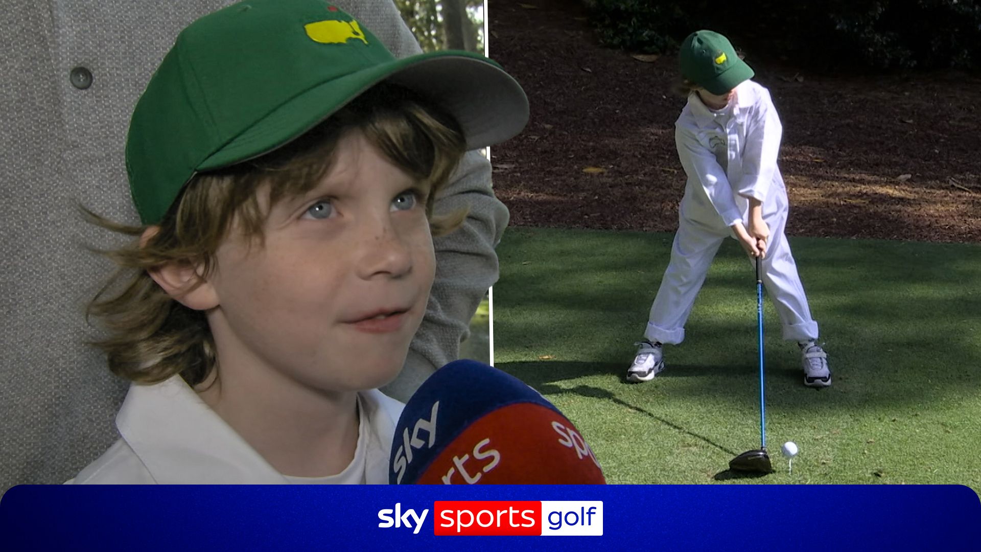 The Masters: Frankie Fleetwood ‘tries his hardest’ to make green at  Par 3 Contest…but can he do it?