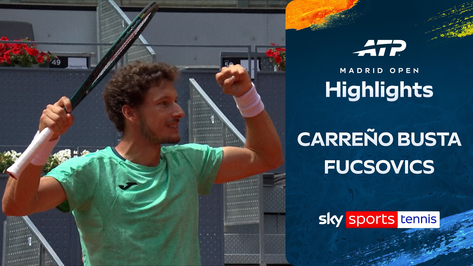 Carreno Busta comes back to delight Madrid crowd