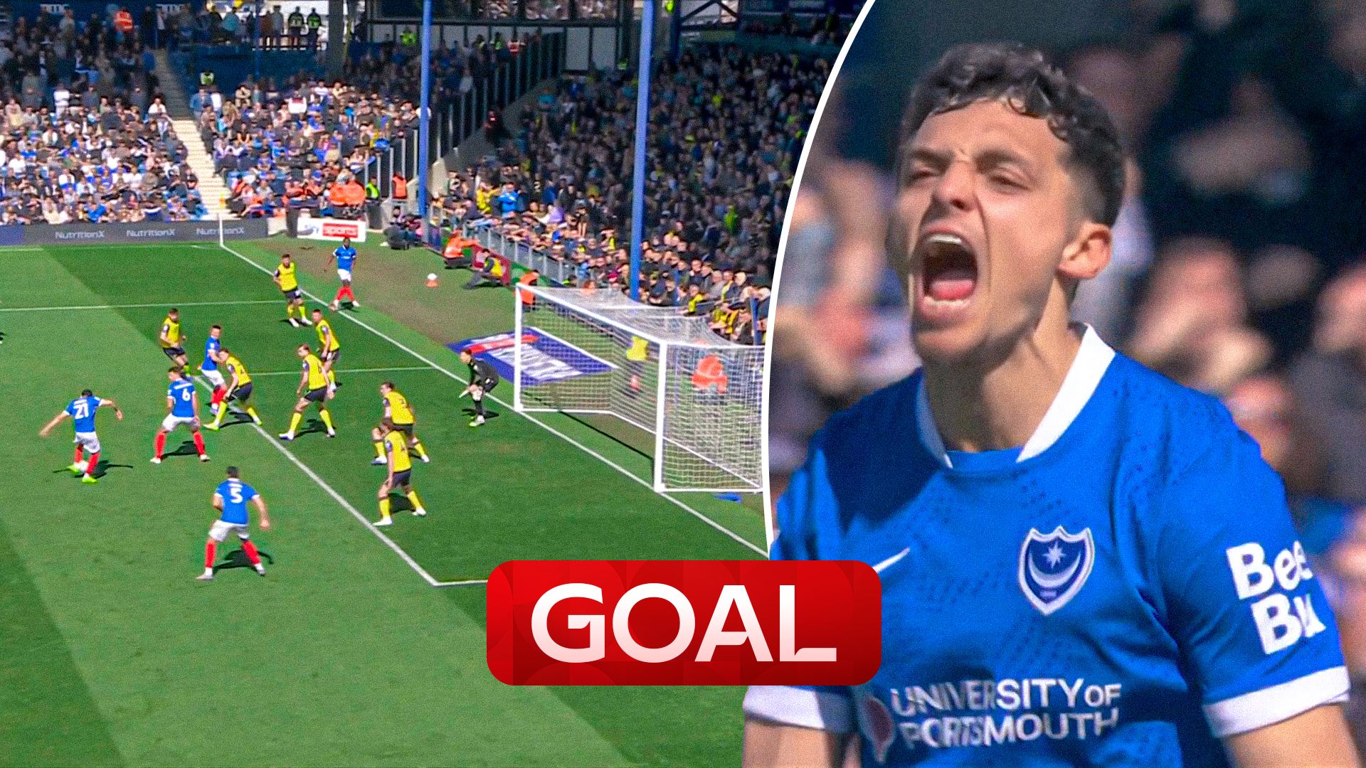 'Pompey REFUSING to lie down!' | Dozzell equalises for 10-man Portsmouth!