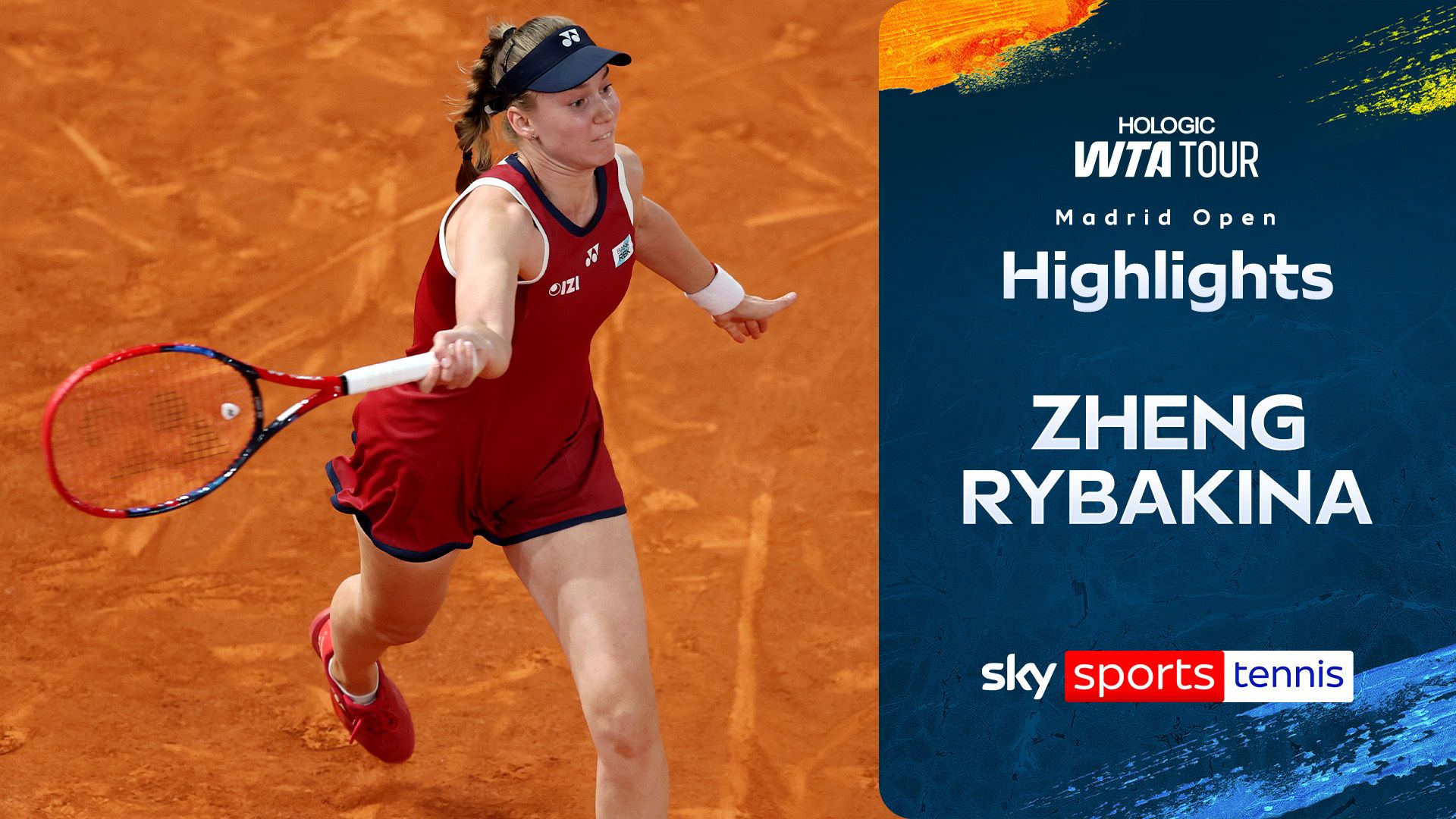 Rybakina battles back to beat Zheng at Madrid Open