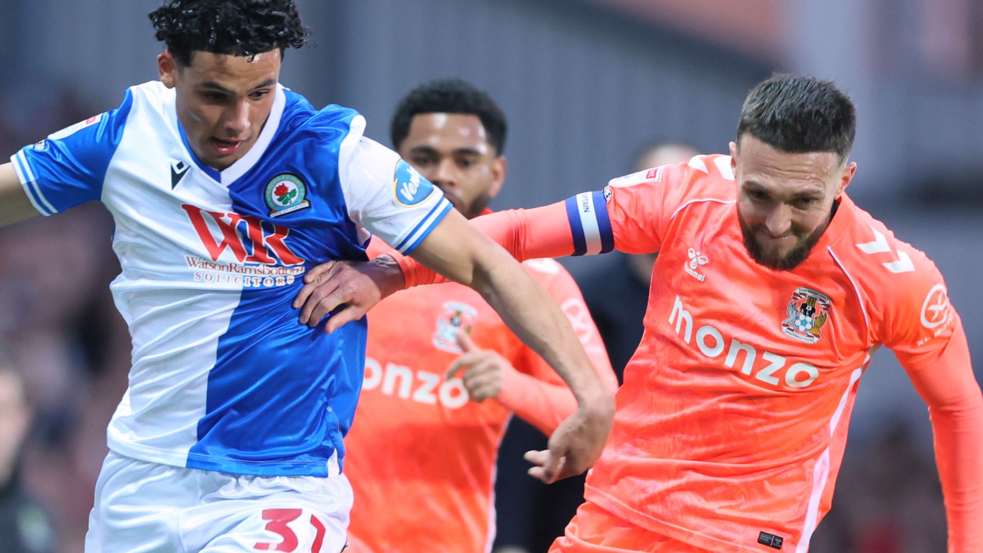 Coventry labouring at Blackburn but remain on course for promotion LIVE!