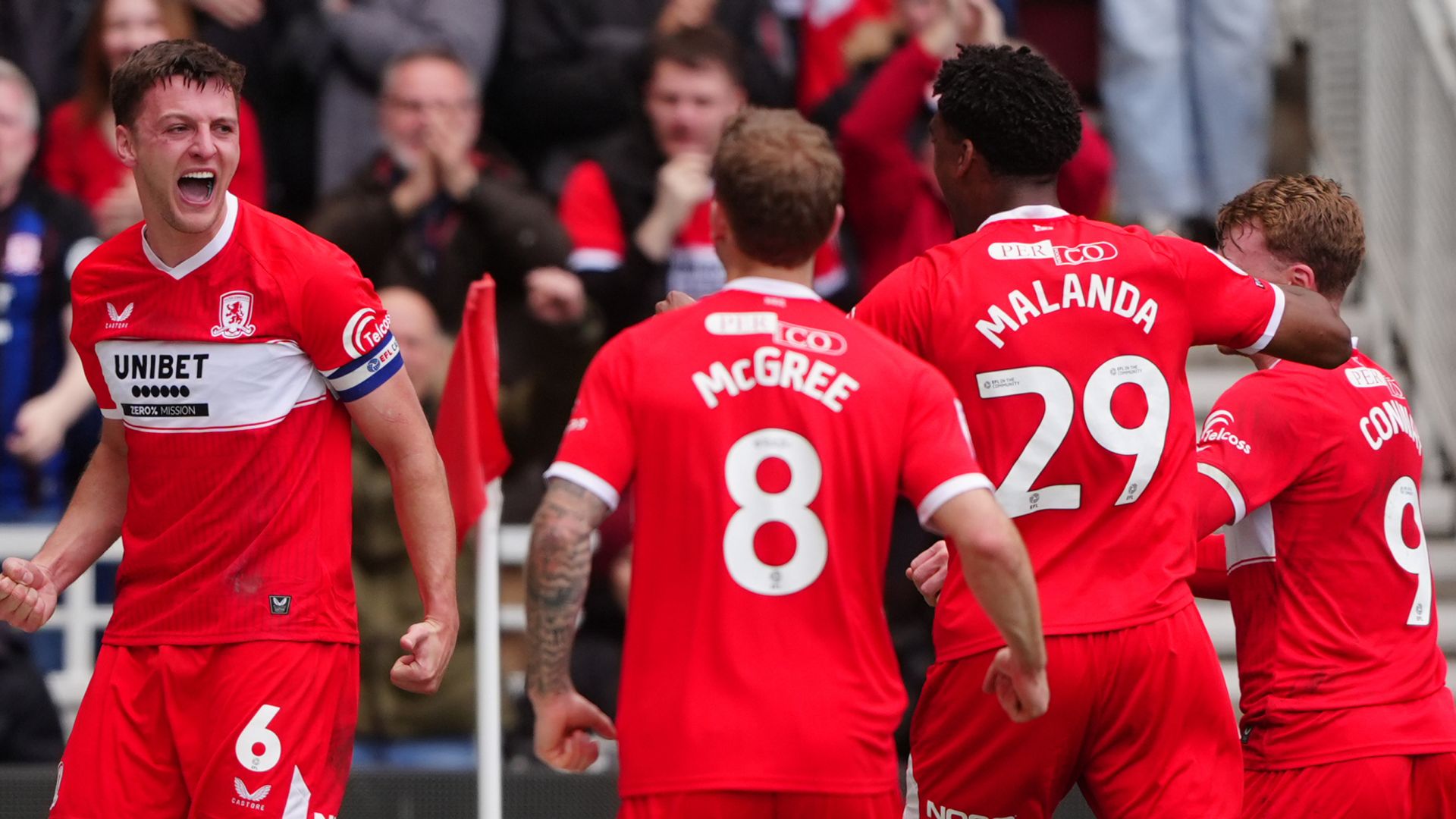 Against his old club! Coburn levels for Millwall at Boro on Sky LIVE!