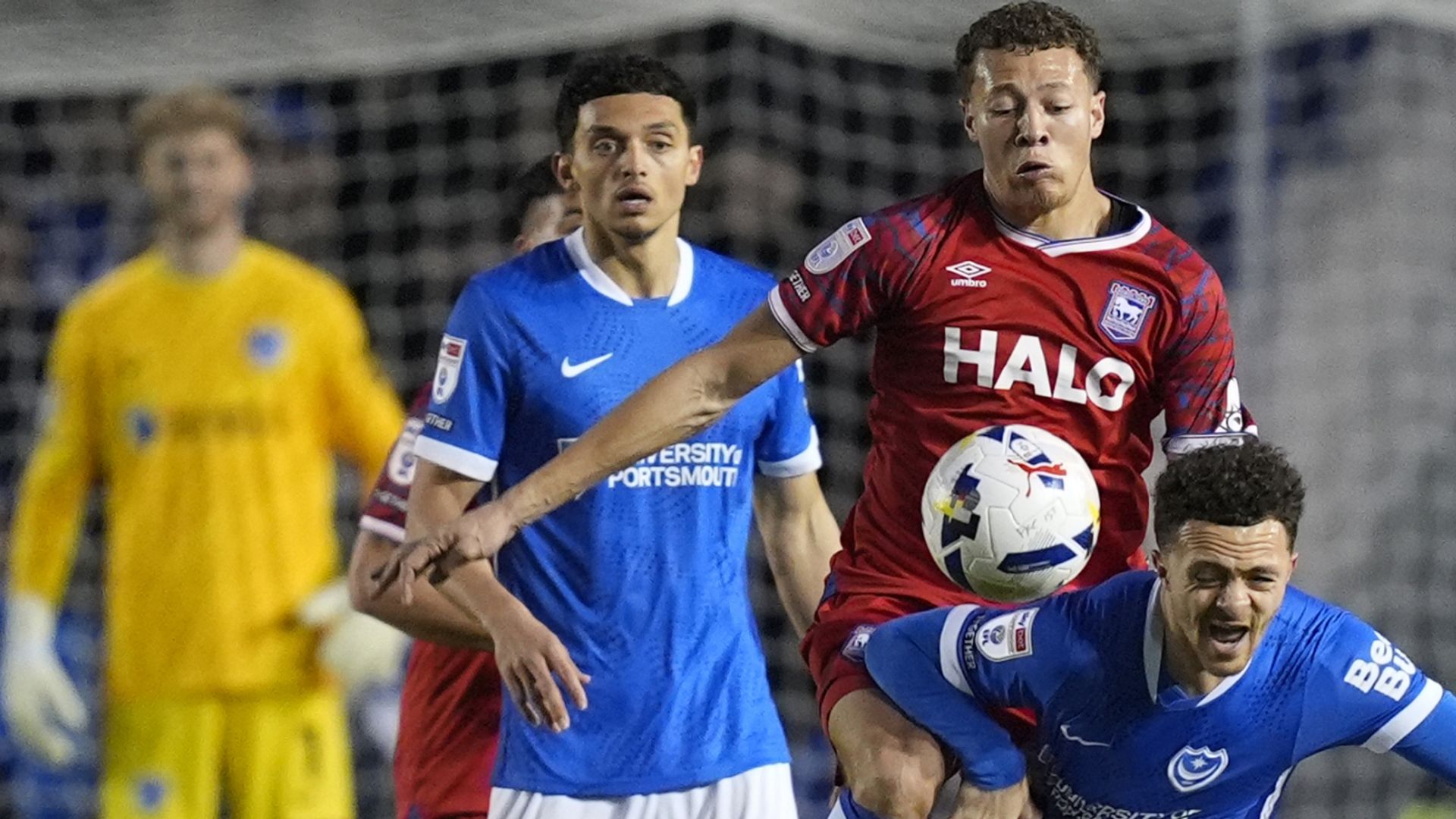 Ipswich suffer blow to promotion hopes with defeat at Portsmouth