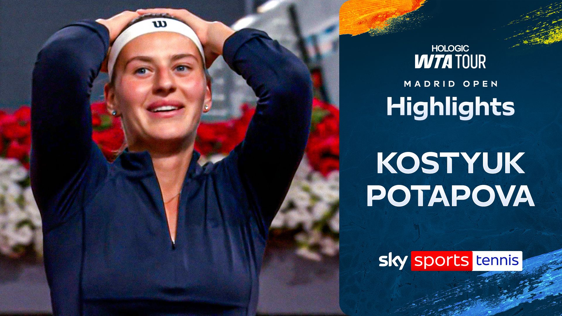 Kostyuk beats Potapova to reach Madrid Open final!