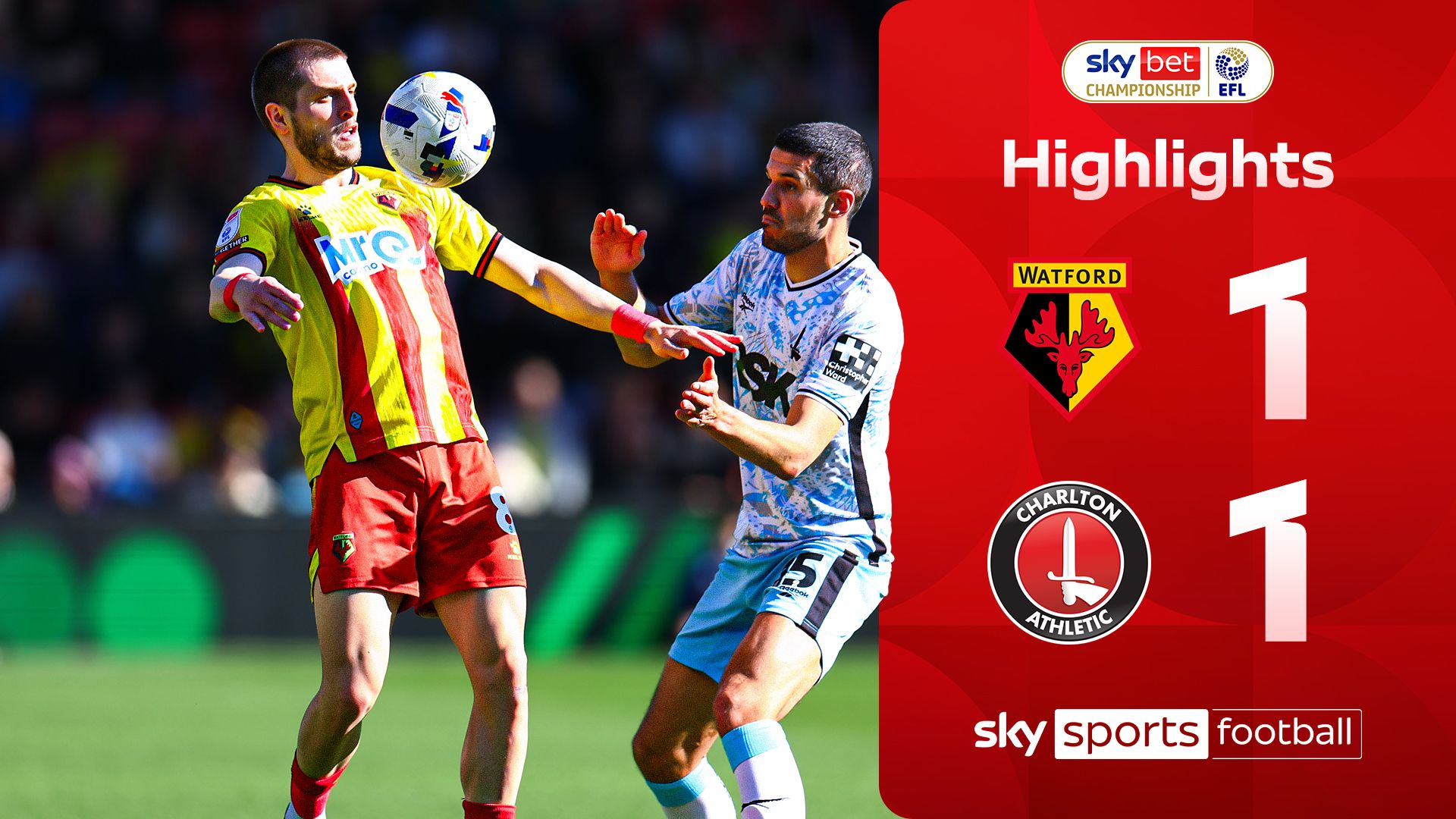 Watford 1-1 Charlton