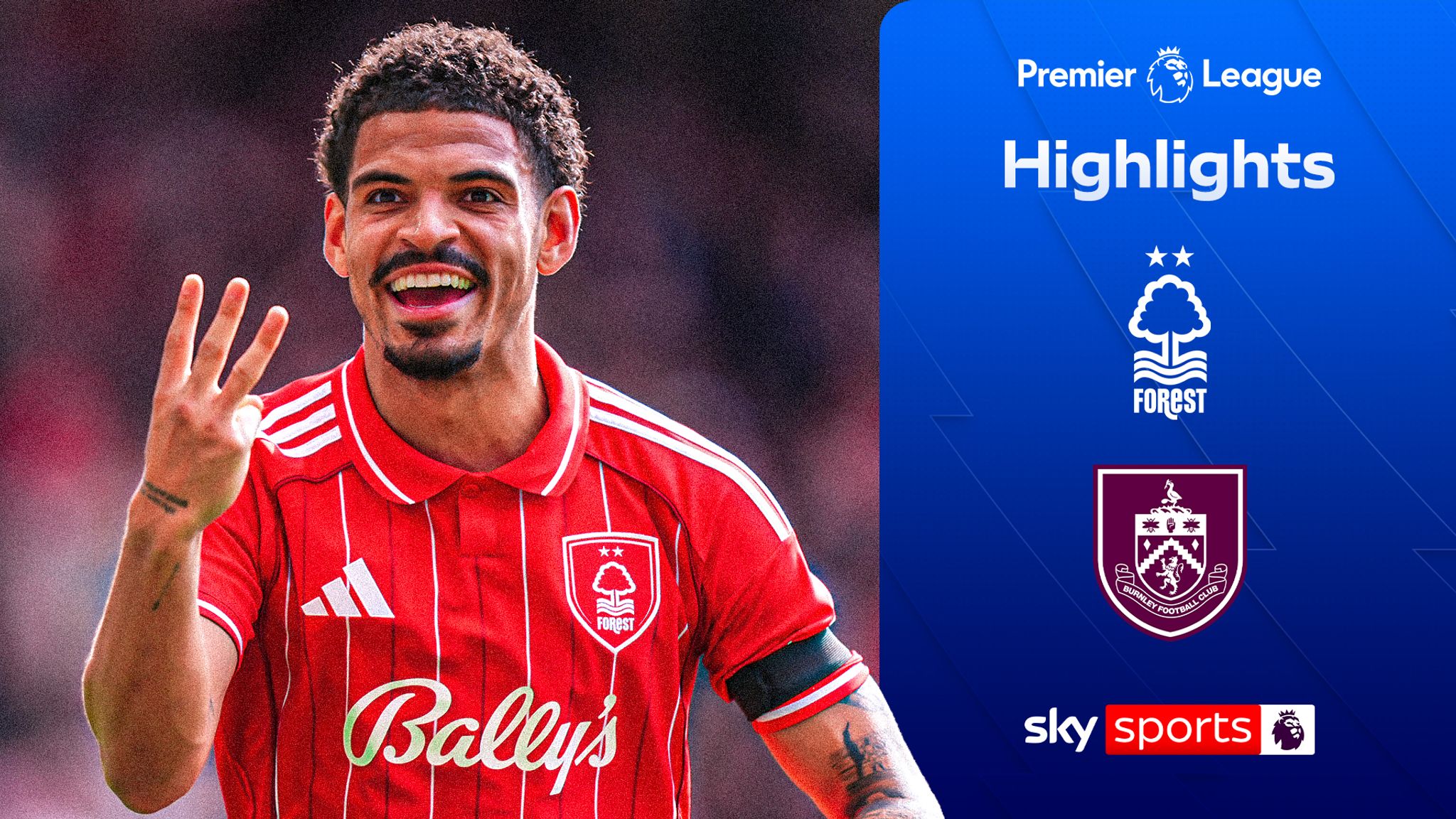 Nottingham Forest 4-1 Burnley | Premier League highlights 