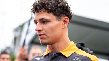 World champion Lando Norris is fifth in the Drivers' Championship