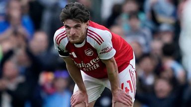 Pep Guardiola says he loves Declan Rice's admission that the Premier League title race is not done yet