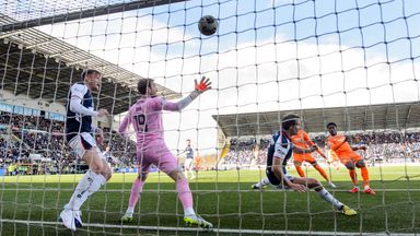 Tochi Chukwuani scored Rangers' first at Falkirk 