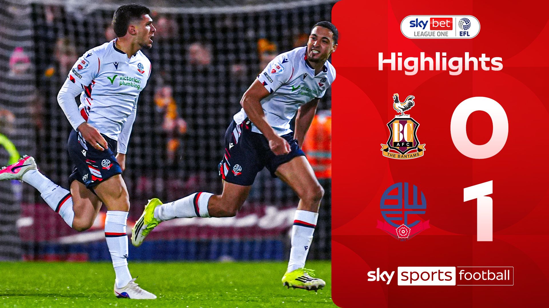 Bolton sink Bradford to book place in playoff final!