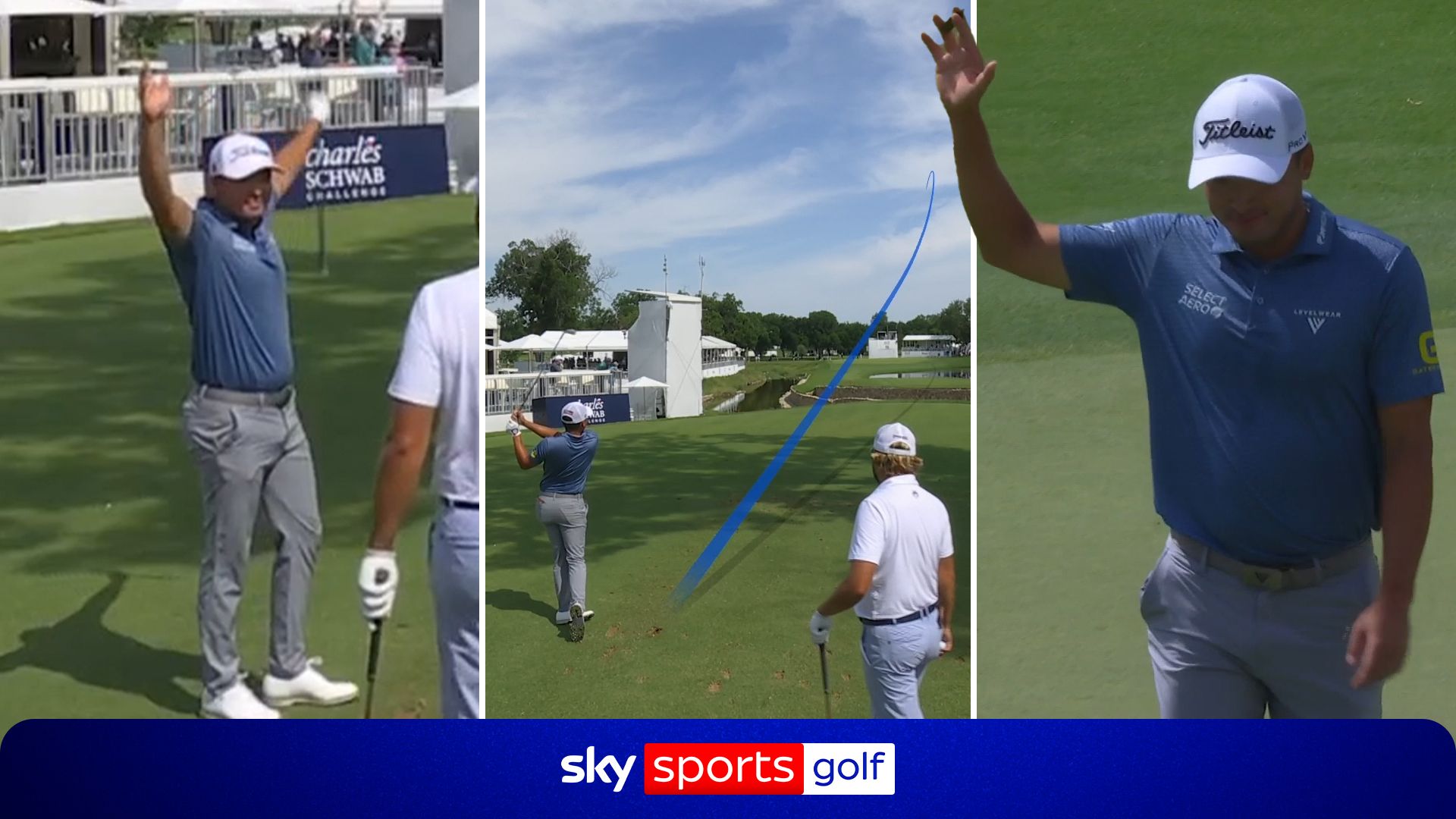 'Absolute BEAUTY!' | Golfer hits FIRST hole-in-one in style at Charles Schwab Challenge