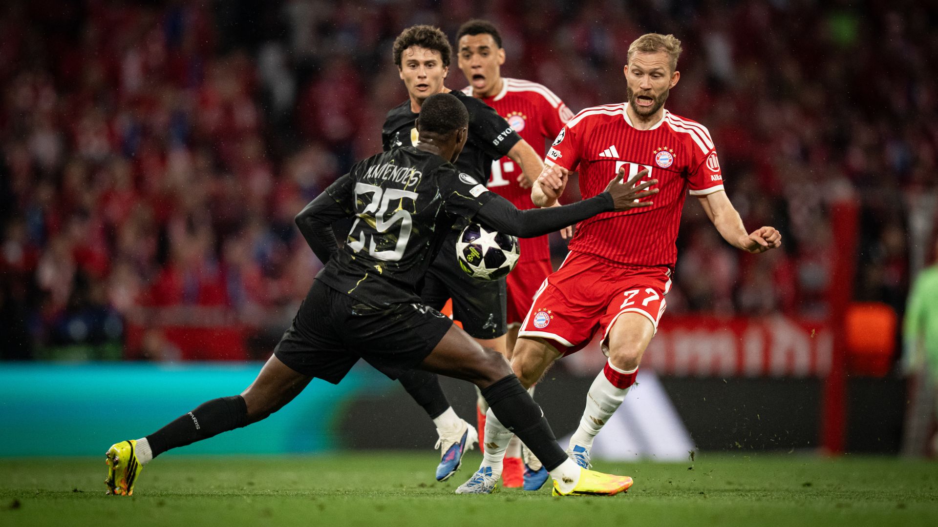 Kompany criticises officials in Bayern's CL loss