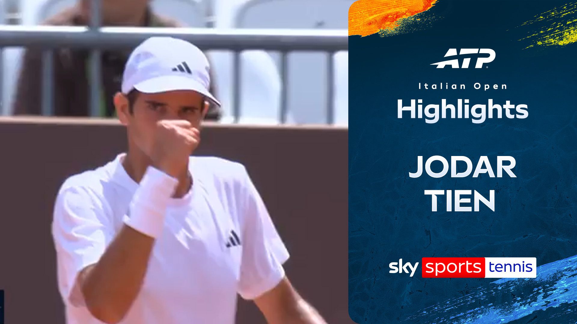 Jodar downs Tien to become first teenager to reach Rome QFs since Djokovic in 2007! 