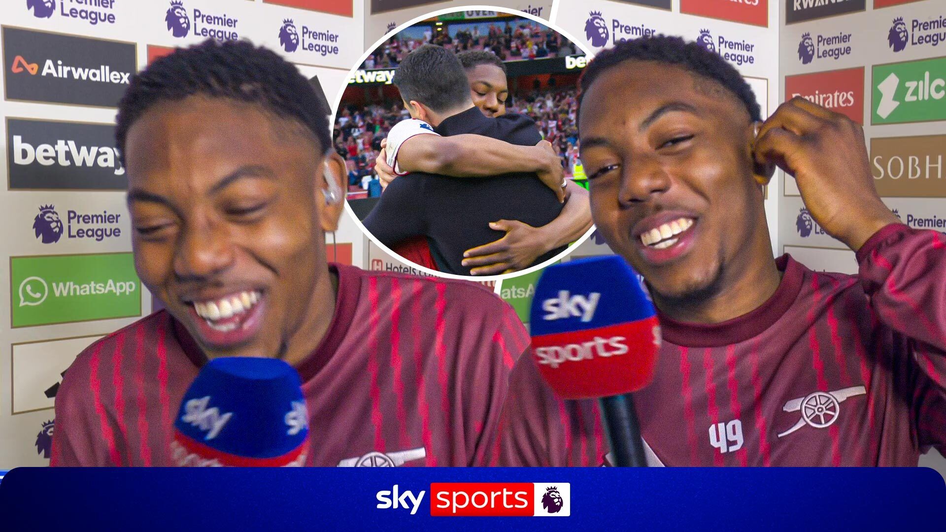 'I better play Tuesday!' | Merse and Lewis-Skelly share joke after star impresses in midfield!