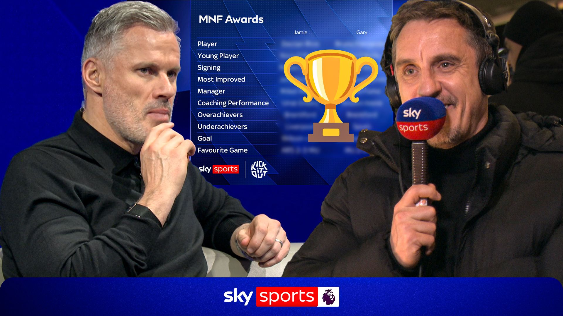 'Bizarre!' | Nev and Carra reveal MNF Award winners!