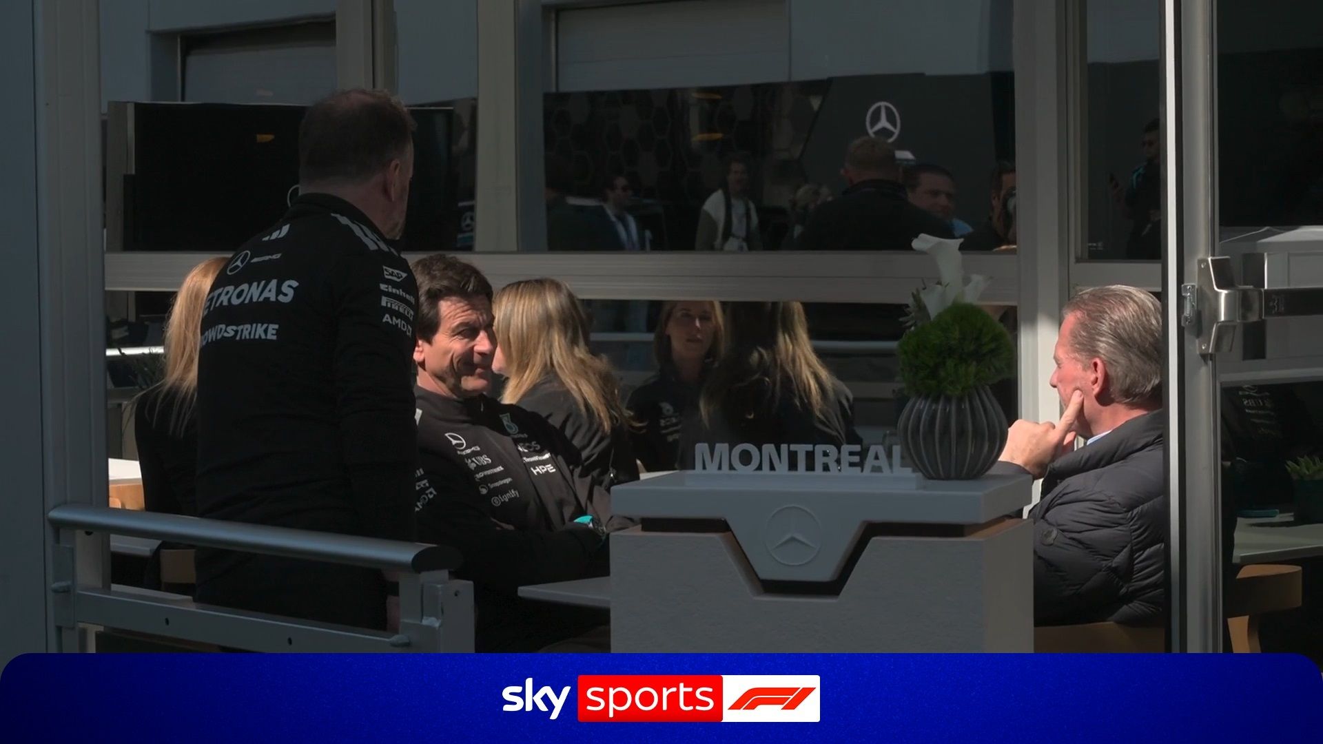 Verstappen to Mercedes? Toto caught talking with Jos in the paddock!