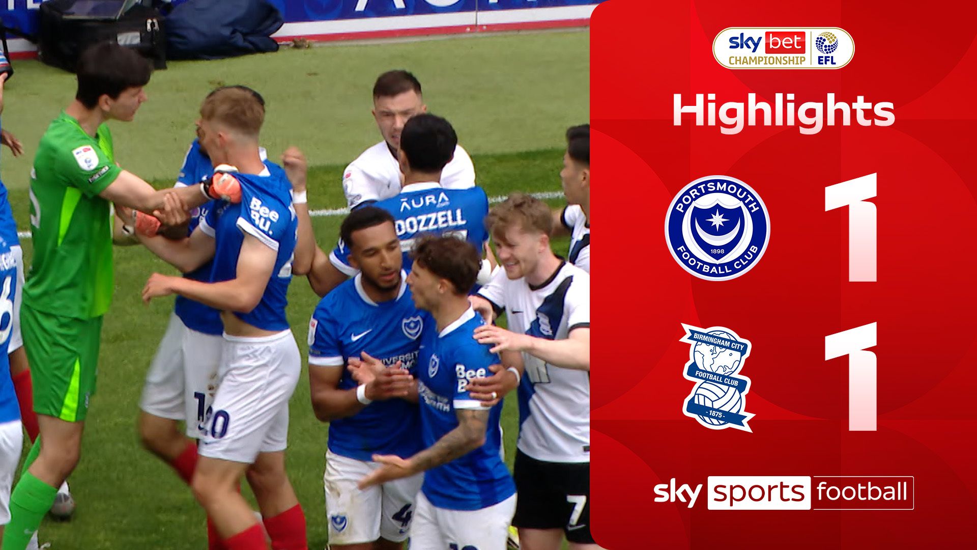 Portsmouth 1-1 Birmingham 
