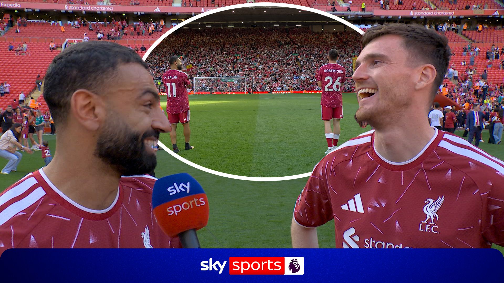 'It's very tough to leave a place like this' | Salah and Robertson's emotional farewell 