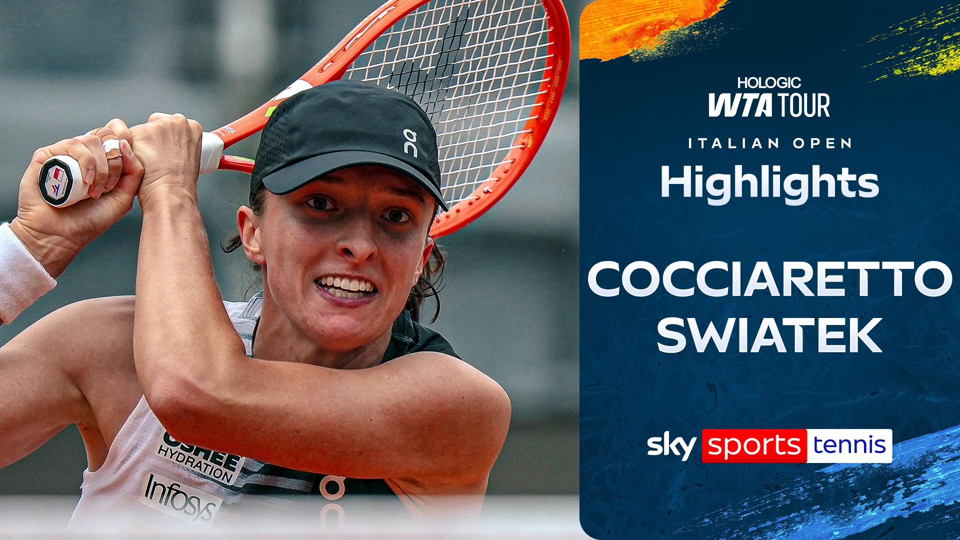 Swiatek sets up Osaka showdown after beating Cocciaretto in Rome