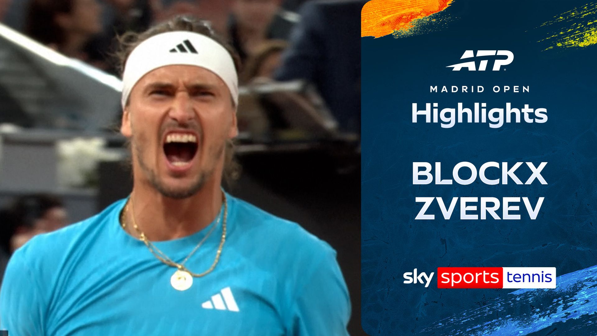 Zverev sets up final with Sinner after beating Blockx in straight sets in Madrid!