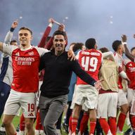 Mikel Arteta celebrated his big night at Arsenal