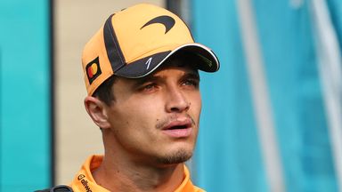 Lando Norris at the Miami Grand Prix (Photo by CHARLY TRIBALLEAU / AFP)